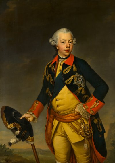 Portret van stadhouder Willem V door Johann Georg Ziesenis