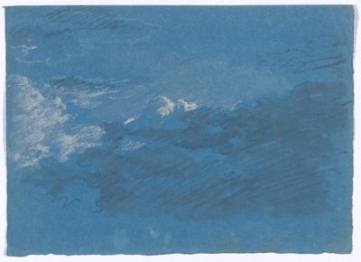 Wolkenstudie door Johann Georg von Dillis