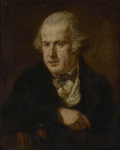 Mannelijk portret (voorheen R. A. Boos) door Johann Georg von Edlinger