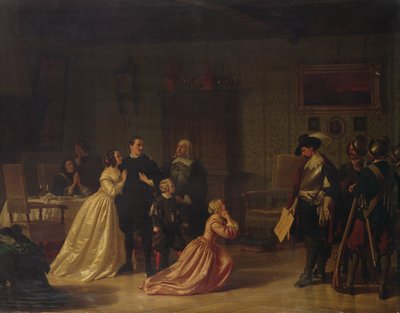 De arrestatie van een patriciër tijdens de Dertigjarige Oorlog door Johann Geyer