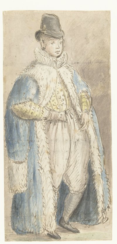 Portret van de zoon van Frederik V van de Palts (?) door Johann Goltz (possibly)