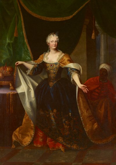 Elisabeth Christine van Braunschweig-Wolfenbüttel door Johann Gottfried Auerbach