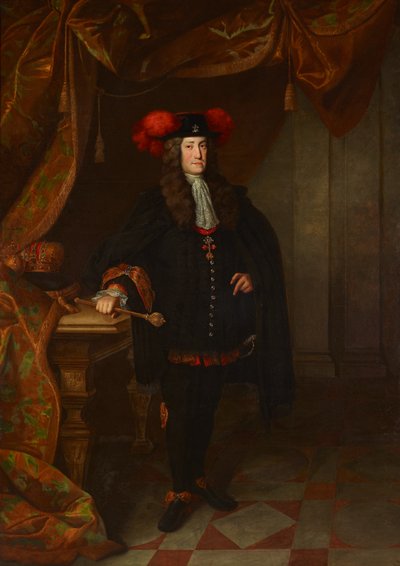 Keizer Karel VI door Johann Gottfried Auerbach