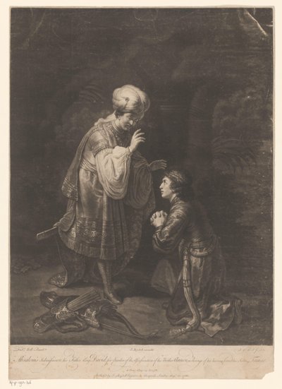 Verzoening van David en Absalom door Johann Gottfried Haid