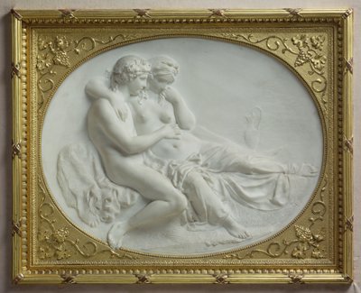 Bacchus troost Ariadne, 1793 door Johann Gottfried Schadow