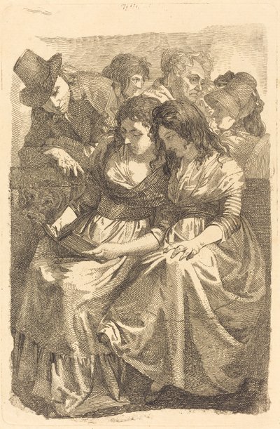 Schadow en Zijn Familie door Johann Gottfried Schadow
