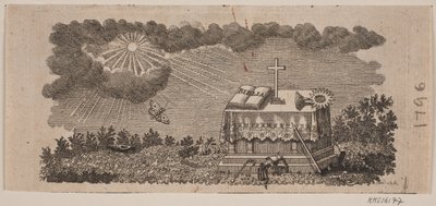 Vignet Gebhardi en Christiani "Koninkrijken Denemarken en Noorwegen en de Hertogdommen Sleeswijk en Holstein Geschiedenis tot onze tijd" door Johann Gottlieb Friedrich