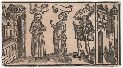 Parmeno en Rea door Johann Gruninger