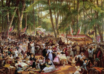 De Waldchestag in 1871 door Johann Heinrich Hasselhorst