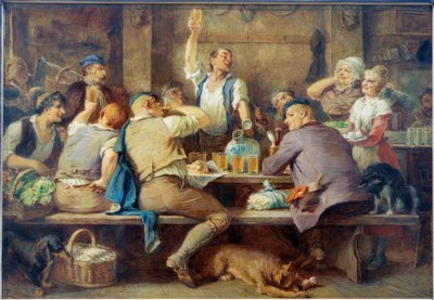 Appelwijnbar in Sachsenhausen door Johann Heinrich Hasselhorst