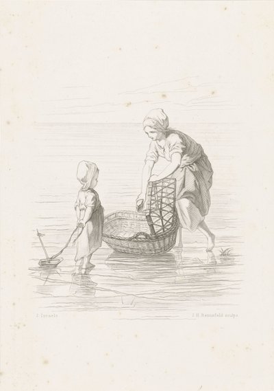 De Wieg door Johann Heinrich Maria Hubert Rennefeld