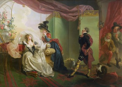 Malvolio voor Olivia, uit 
