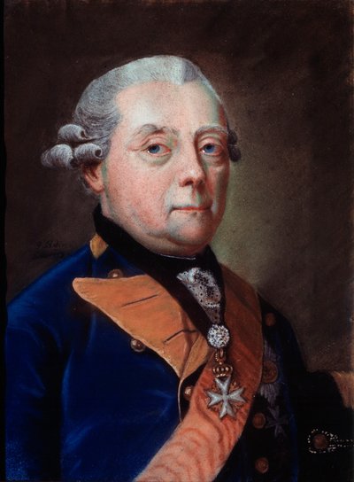 Portret van Henry Frederick, Prins in Pruisen, Markgraaf van Brandenburg Schwedt 1771-1788, 1783 door Johann Heinrich Schmidt