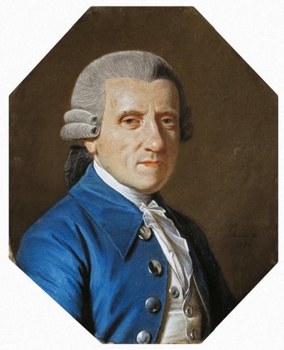 Portret van Loewis van Menar, 1784 door Johann Heinrich Schmidt