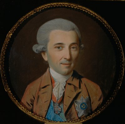 Portret van Prins Nikolay Ivanovich Saltykov 1736-1816, 1780s door Johann Heinrich Schmidt