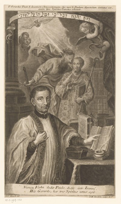 Portret van Gerhard Pauli door Johann Heinrich Störchlin