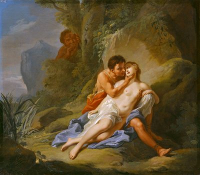 Acis en Galatea door Johann Heinrich Tischbein