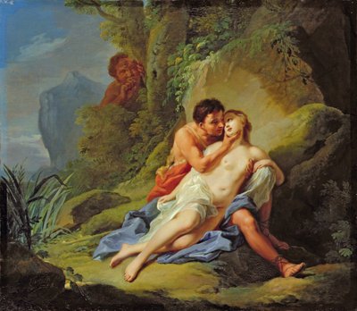 Acis en Galatea, 1758 door Johann Heinrich Tischbein