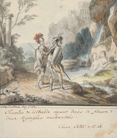 Carlo en Ubaldo weerstaan de betoveringen van Armida