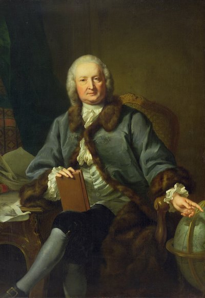 Dr. Schmidt-Capelle, c.1755-60 door Johann Heinrich Tischbein