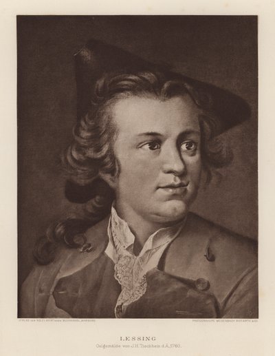 Gotthold Ephraim Lessing, Duitse dramaturg en filosoof door Johann Heinrich Tischbein