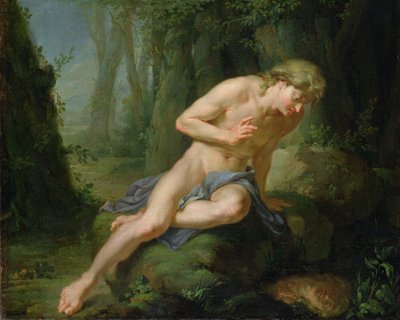Narcissus, c.1770 door Johann Heinrich Tischbein