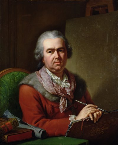 Zelfportret op Oude Leeftijd, 1782 door Johann Heinrich Tischbein