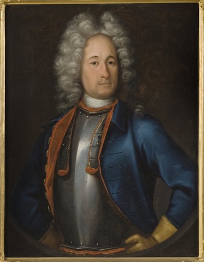 Portret van admiraal Olof Stromstierna (1664-1730) door Johann Heinrich Wedekind