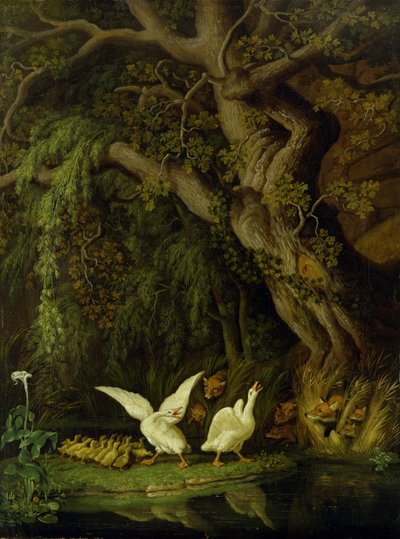 Vossen en Ganzen door Johann Heinrich Wilhelm Tischbein