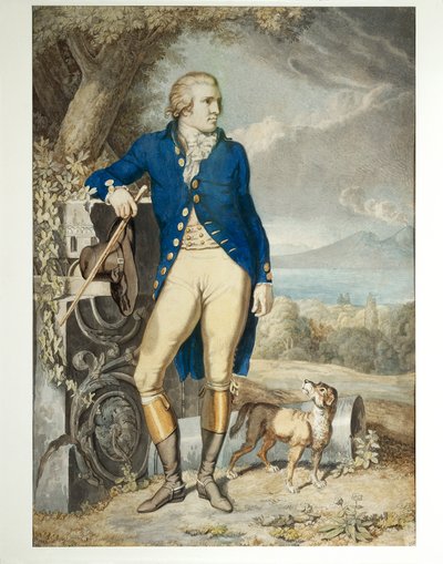 Portret van Johann Wolfgang von Goethe op het platteland door Johann Heinrich Wilhelm Tischbein