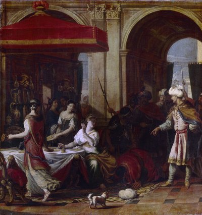 Het feest van Esther door Johann Heiss
