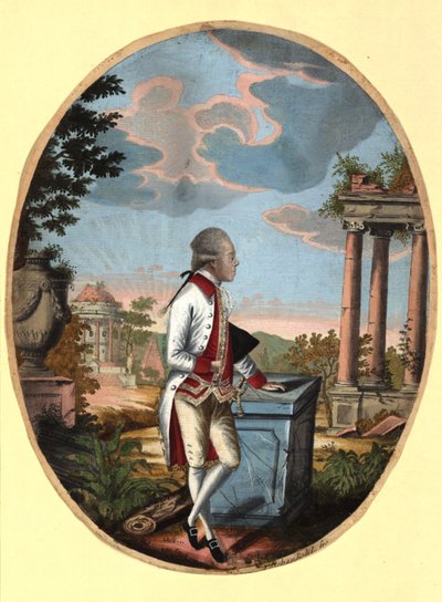 Grootvorst Paul van Rusland 1754-1801, later Tsaar Paul I, 1782 door Johann Hieronymus Loeschenkohl