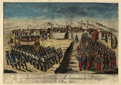 Overgave van het fort Khotyn op 29 september 1788, 1788 door Johann Hieronymus Loeschenkohl