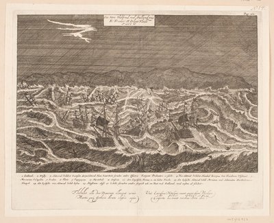 Skibbruddet ved Gulland, 1566 door Johann Husman