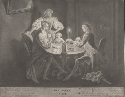 Das Biquet Spiel door Johann Jacobus Haid