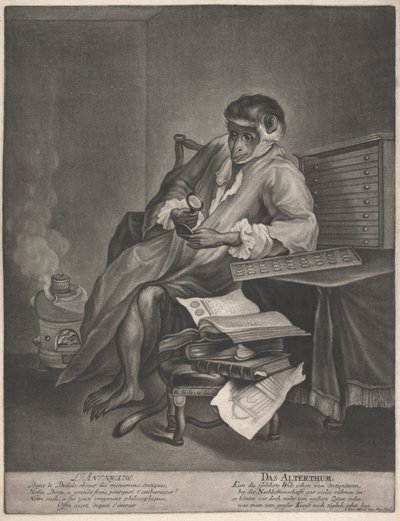 De Antiquair door Johann Jacobus Haid