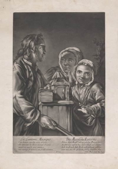 De toverlantaarn door Johann Jacobus Haid