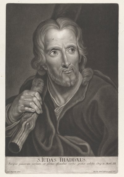 S. Judas Thaddaeus door Johann Jacobus Haid