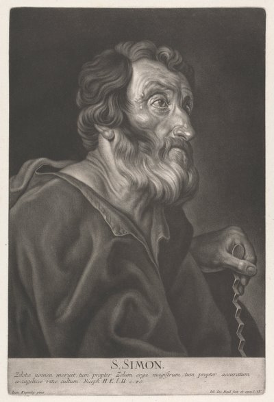 S. Simon door Johann Jacobus Haid