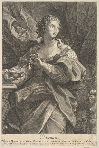Cleopatra door Johann Jakob Frey the Elder