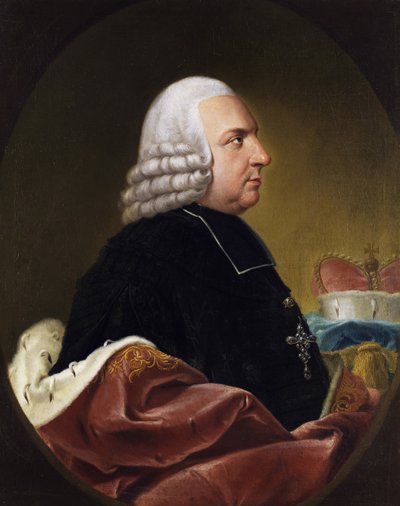 Portret van Lothar Franz von Schoenborn 1655-1729, begin 13e eeuw door Johann Jakob Ihle