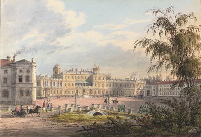 Het Keizerlijk Paleis, Gatchina door Johann Jakob Meier