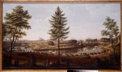 Feest in het Pavlovsk Paleis, zomerresidentie van Tsaar Paul I door Johann Jakob Mettenleiter