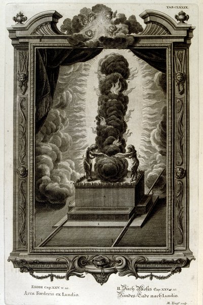 Heilige Ark van het Verbond door Johann Jakob Scheuchzer