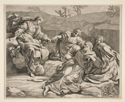 St. William bijgestaan door maagden door Johann Jakob von Sandrart