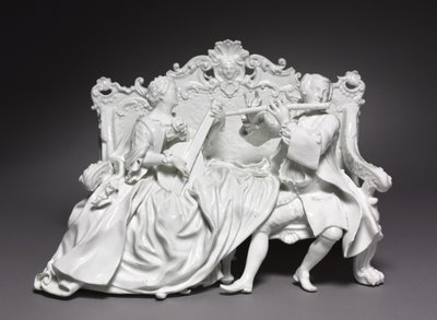 Crinoline Groep: Muzikanten door Johann Joachim Kändler