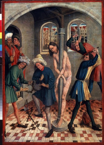 De geseling van Christus door Johann Koerbecke