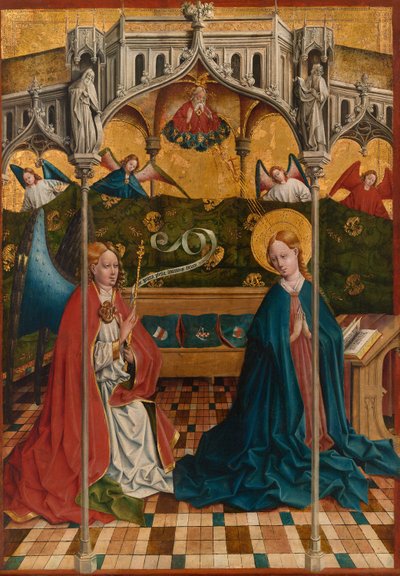 De Annunciatie door Johann Koerbecke