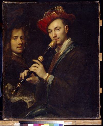Fluitist door Johann Kupetzky