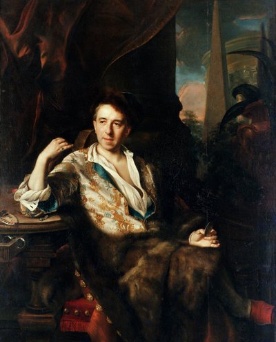 Miniatuurportret van Karel Bruni door Johann Kupetzky